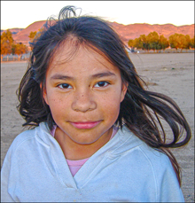 A photo of in 2007 just after she first arrived at El Oasis